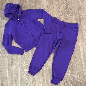 Polo Ralph Lauren purple tracksuit women’s sz M